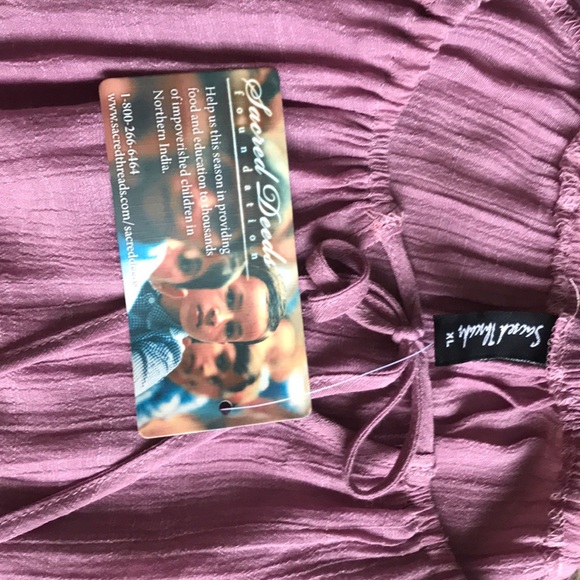 NWT. Sacred Threads blouse. LG/GY01. 213351 - Picture 2 of 2